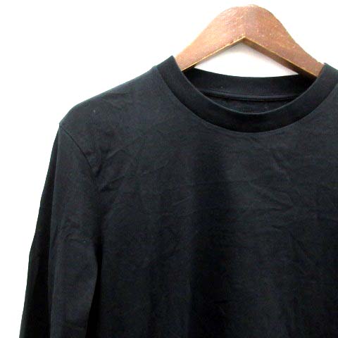 プラダ PRADA Tシャツ ロンT 長袖 M 黒 ブラック /TK △H メンズ 081