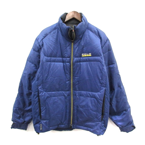 ポロスポーツ POLO SPORT ダウンジャケット ナイロン L 青 ブルー /MR 