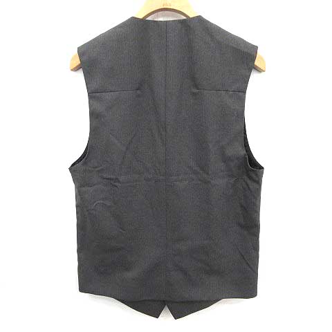 ディオールオム Dior HOMME ベスト ジレ Vネック 前開き 44 グレー /YM 