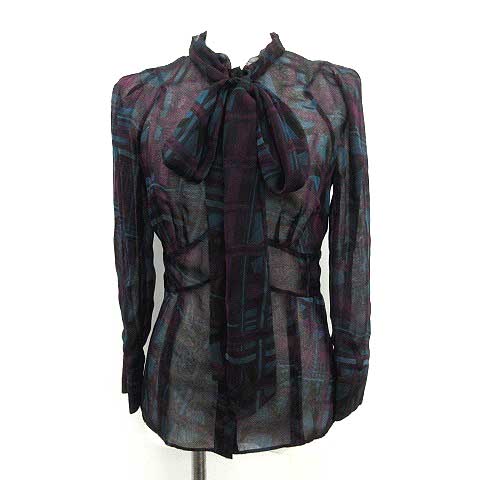 GUCCI シースルー シルクシャツ GUCCI シースルー シルクシャツ