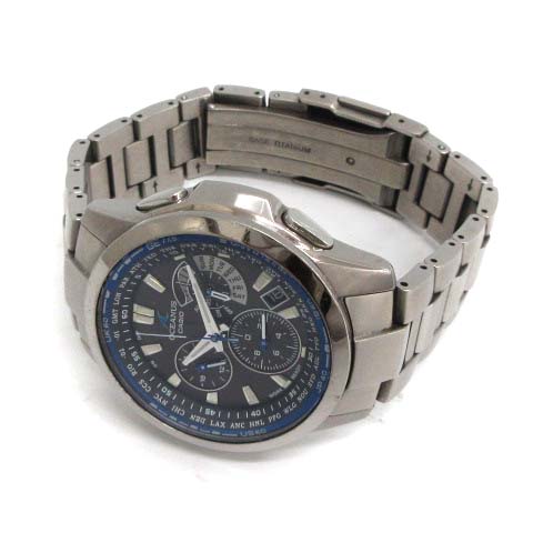 カシオ CASIO 腕時計 オシアナス OCEANUS 電波ソーラー クロノグラフ 
