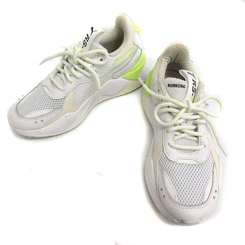 プーマ Puma スニーカー ローカット Rs X Tracks トラックス 04 白 黄緑 23 5cm Mf29 レディース 081 ベクトルパーク プーマ Puma スニーカー ローカット Rs X Tracks トラックス 04 白 黄緑 23 5cm Mf29 レディース 081 ベクトルパーク