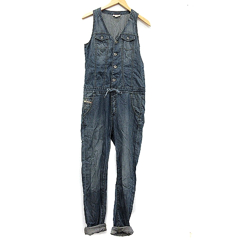 【XS】DIESELデニムオールインワン DIESEL ディーゼル ジャンプスーツ オールインワン レディース