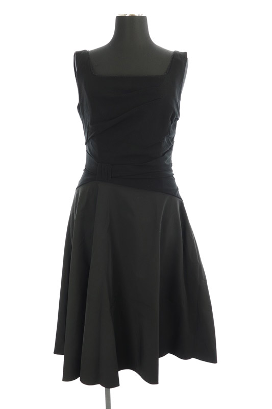 フォクシーニューヨーク Foxey New York ロイヤルダンスワンピース ロング ノースリーブ 切替 メッシュ 40 黒 298 My Os レディース 081 ベクトルパーク