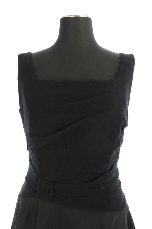 フォクシーニューヨーク Foxey New York ロイヤルダンスワンピース ロング ノースリーブ 切替 メッシュ 40 黒 298 My Os レディース 081 ベクトルパーク