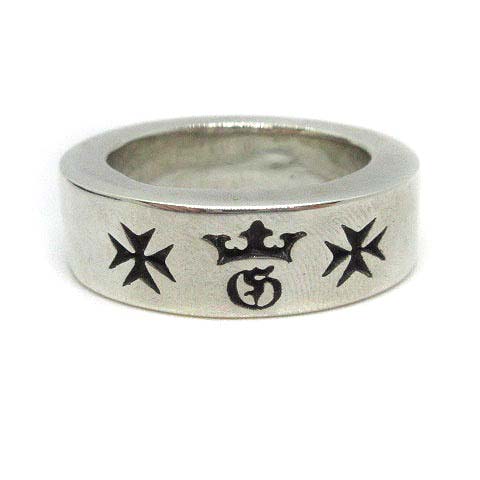 ガボラトリー ガボール Gaboratory Gabor 指輪 リング ガボール G Crown シガーバンドリング 925 22号 シルバー Yi3 メンズ 081 ベクトルパーク