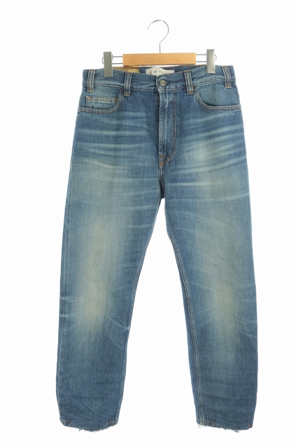 コヴェルト Covert 18ss コットンカットオフデニムパンツ ジーンズ テーパード 31 青 My Os メンズ 081 ベクトルパーク