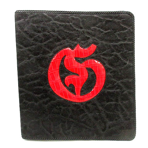 ガボラトリー ガボール Gaboratory Gabor バインダー レザー 本革 ロゴ 非売品 黒 ブラック Sr メンズ 081 ベクトルパーク