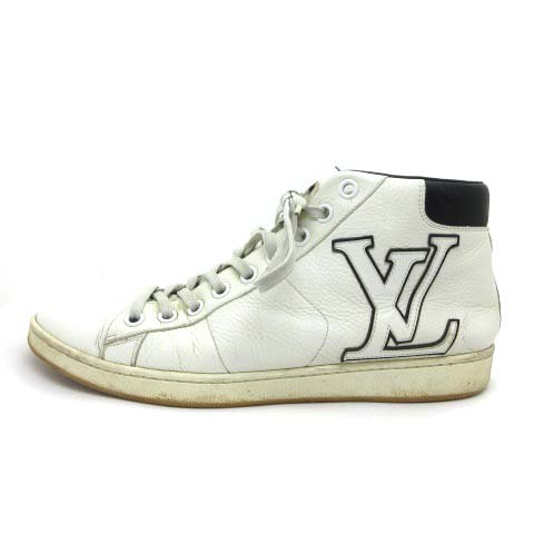 ルイヴィトン LOUIS VUITTON スニーカー シューズ ハイカット LVロゴ 