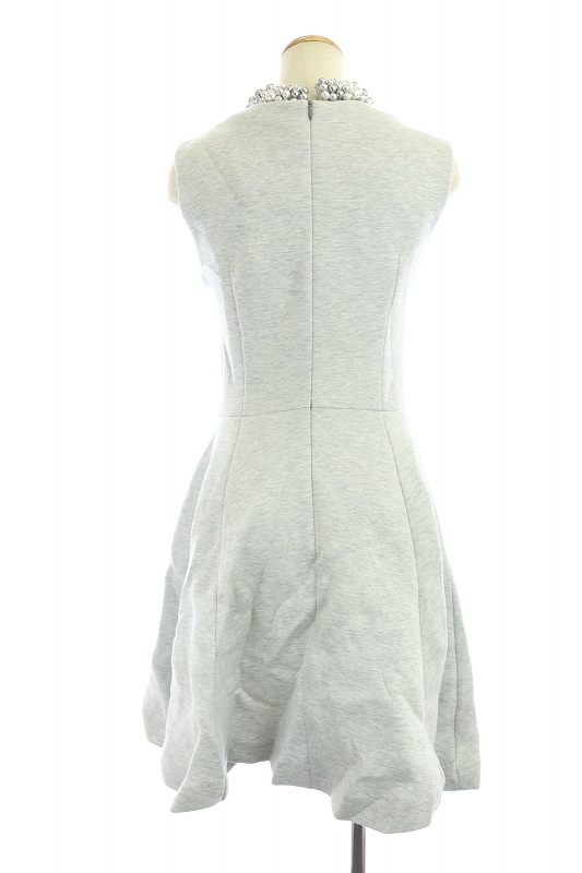 ルシェルブルー Le Ciel Bleu ワンピース ロング ノースリーブ パール 38 ライトグレー Ao Os レディース 081 ベクトルパーク