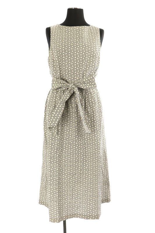 アリスオリビア Alice Olivia 18ss Brynlee Drsワンピース ロング ノースリーブ 総柄 0 白 My Os レディース 081 ベクトルパーク