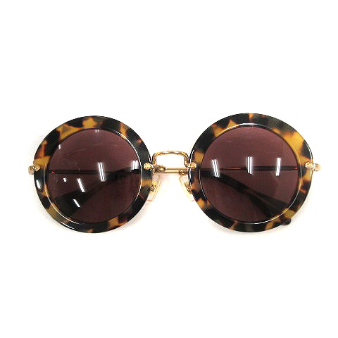 ミュウミュウ SMU11W サイドロゴサングラス メンズ 54□21（グレー  