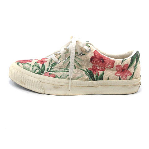 コンバース Converse スニーカー 花柄 スキッドグリップ Tropics 24 ベージュ Sr D レディース 081 ベクトルパーク