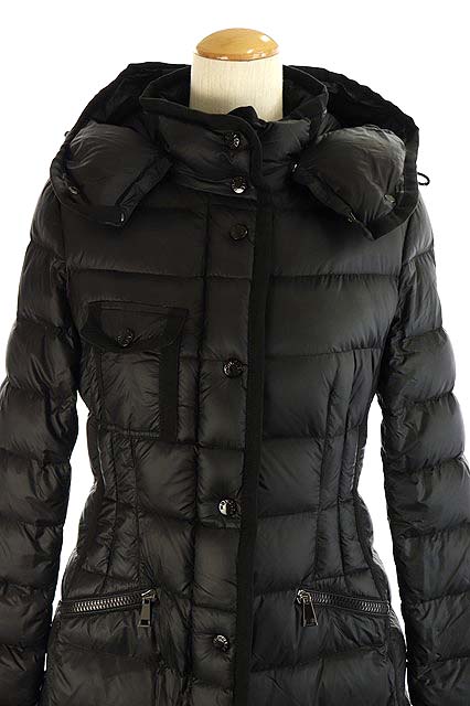 モンクレール エルミンヌ 黒 ブラック 0