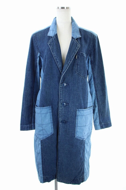 ネネット Ne Net インディゴパッチワークコート スプリング 2 青 My Os H レディース 081 ベクトルパーク