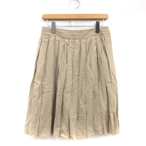 バーバリー ロンドン BURBERRY LONDON 38 M スカート ひざ丈 プリーツ