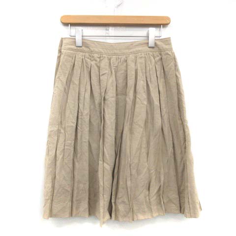 バーバリー ロンドン BURBERRY LONDON 38 M スカート ひざ丈 プリーツ