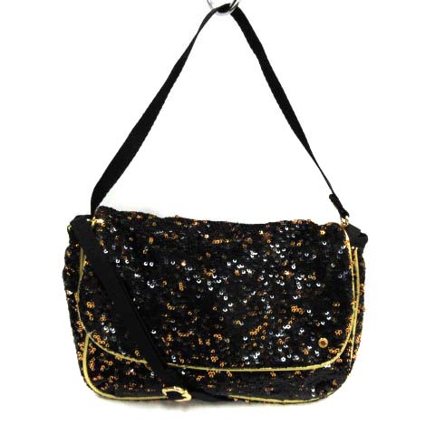 レスポートサック　スパンコール黒ショルダーバッグ レスポートサック スパンコール 黒 ブラック ゴールド