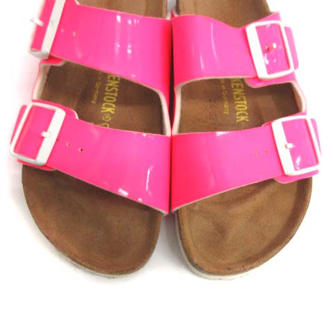 BIRKENSTOCK アリゾナ　ネオンピンク Arizona Birko-Flor Patent Fuchsia Tulip | BIRKENSTOCK