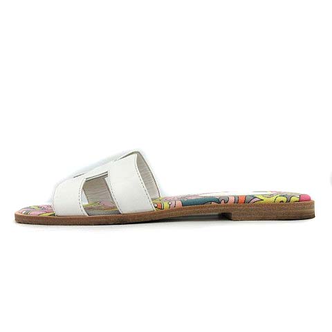 エルメス HERMES オラン サンダル フラット Hロゴ レザー インソール  