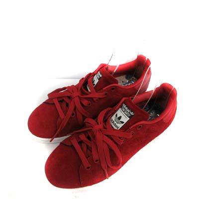 未使用品 アディダスオリジナルス Adidas Originals スタンスミス Stan Smith スニーカー シューズ スエード 23 5cm 赤 Ss Hh レディース 081 ベクトルパーク