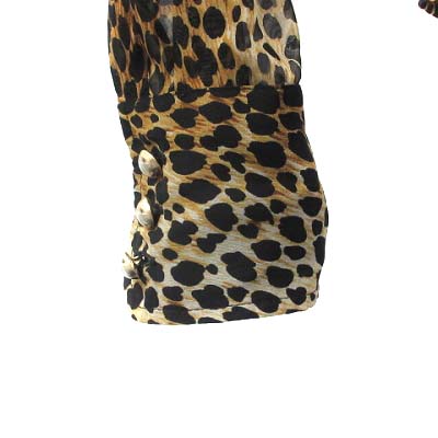 Dolce & Gabbana ヒョウ柄リボン付きシャツ kaminorth ファッション Dolce & Gabbana ヒョウ柄リボン付きシャツ