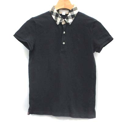 バーバリー チルドレン BURBERRY CHILDREN ポロシャツ 半袖 襟チェック  