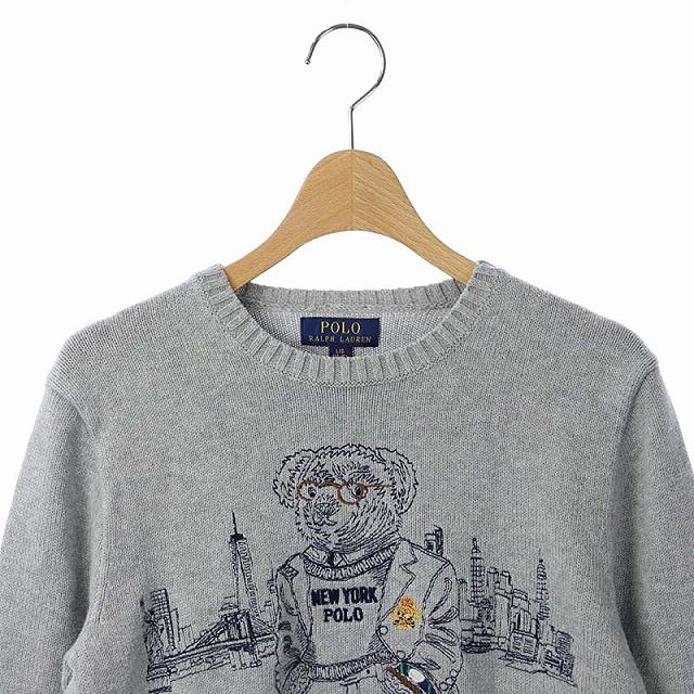 ポロ ラルフローレン POLO RALPH LAUREN ニットセーター ベア 長袖 L/G 