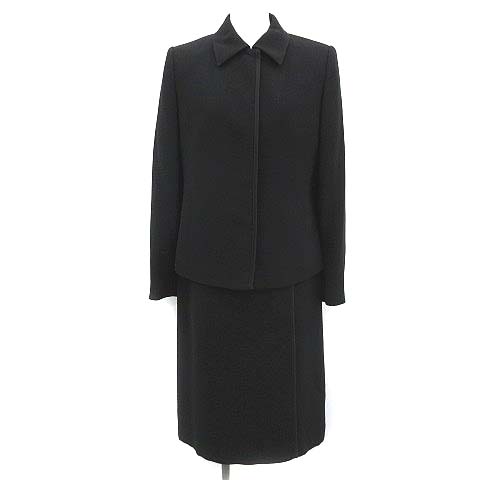 クミキョク 組曲 Kumikyoku Noir ブラックフォーマル スーツ セットアップ ジャケット ステンカラー 半袖 ワンピース ロング 2 M 黒 ブラック Ym Ec レディース 081 ベクトルパーク