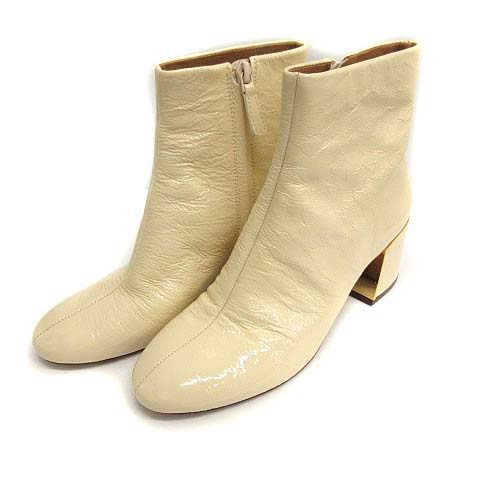 トリーバーチ TORY BURCH ショートブーツ エナメル 6.5 23.5cm