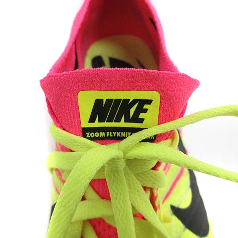ナイキ NIKE スニーカー ローカット zoom flyknit streak 蛍光イエロー 