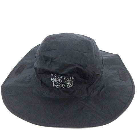 未使用品 マウンテンハードウェア Mountain Hard Wear ハット サファリハット ナイロン 帽子 黒 ブラック L G メンズ 081 ベクトルパーク