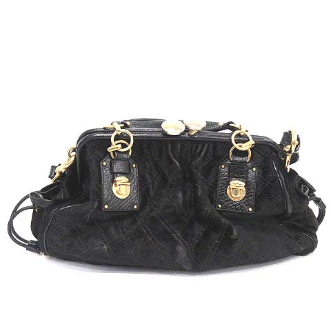 マークジェイコブス MARC JACOBS ハンドバッグ ハラコ がま口