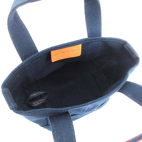 ラルフローレン RALPH LAUREN トートバッグ ミニ ロゴ 刺繍