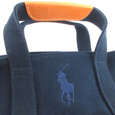 ラルフローレン RALPH LAUREN トートバッグ ミニ ロゴ 刺繍
