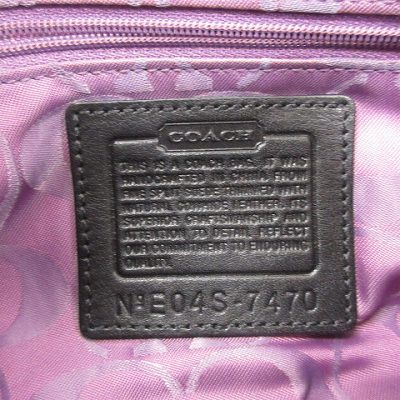 コーチ COACH ワンハンドバッグ ミニ スエード ボルドー 7470 /PJ 
