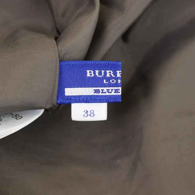 バーバリーブルーレーベル BURBERRY BLUE LABEL ロゴ刺繍 ウール