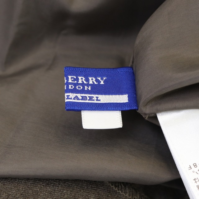 バーバリーブルーレーベル BURBERRY BLUE LABEL ロゴ刺繍 ウール