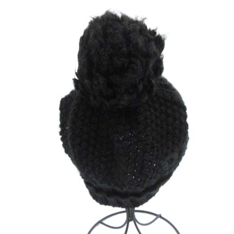 ディーゼル DIESEL ニット帽 帽子 ボンボン ビーニー ロゴ