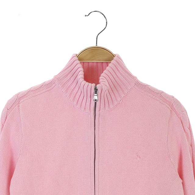 【美品！】POLO GOLF Ralph Lauren ピンク ジャケット M ラルフローレン RALPH LAUREN ゴルフ GOLF ニットジャケット