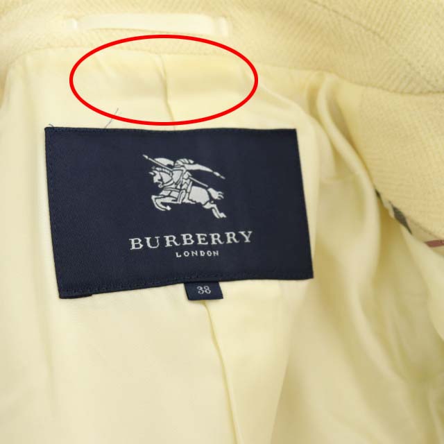 BURBERRYLondon ピーコート 極美品✨BURBERRY LONDON ピーコート ノバチェック ダブル L