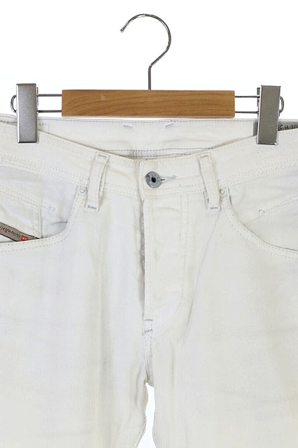 ディーゼル DIESEL BELTHER ホワイトデニム パンツ ジーンズ 