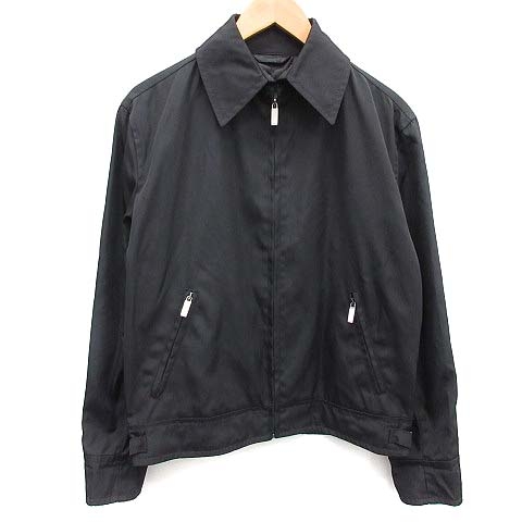 GUCCIイタリア製 黒 ジャケットサイズ40 グッチ GUCCI コーチジャケット ブルゾン ジップアップ ナイロン