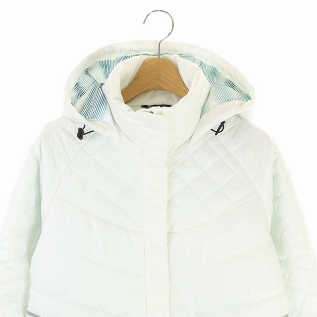 Oakley ストライプ入り ジップアップジャケット M ホワイト OAKLEY