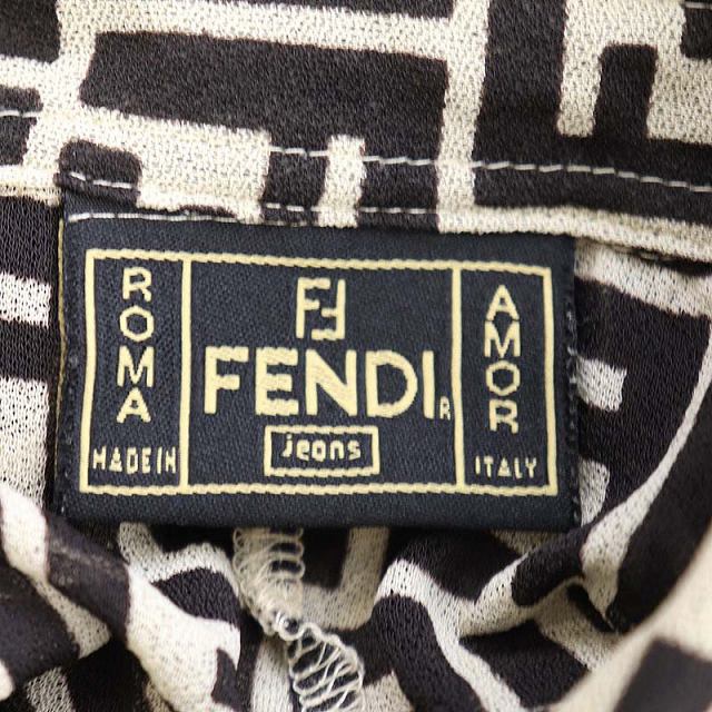 FENDI jeans ROMA AMOR ズッカ柄シャツ Lsize ファッション