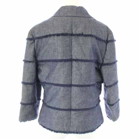 シャネル CHANEL IDENTIFICATION 00C デニムジャケット フリンジ ココ  