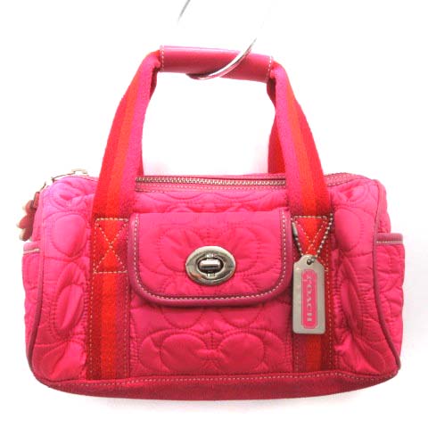 コーチ COACH ハンドバッグ ミニボストンバッグ シグネチャー 