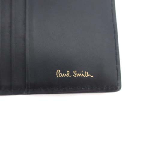 ポールスミス Paul Smith 財布 二つ折り がま口 小銭入れ レザー 裏地花柄 F 紺 ネイビー Yt Ec レディース 081 ベクトルパーク