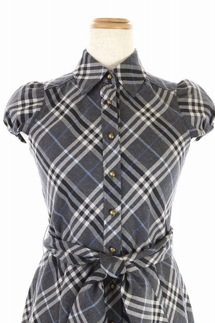 バーバリーブルーレーベル BURBERRY BLUE LABEL ワンピース チェック 