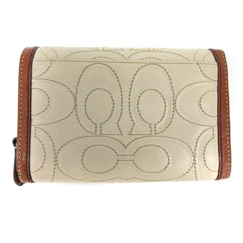コーチ COACH 財布 二つ折り シグネチャー 金ボタン レザー コーチ COACH 財布 二つ折り シグネチャー 金ボタン レザー